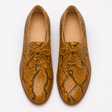 Genuine leather derby shoe
