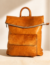 Souq Atelier Leather Backpack – Handmade Genuine Leather | One-of-a-Kind Handmade Creation