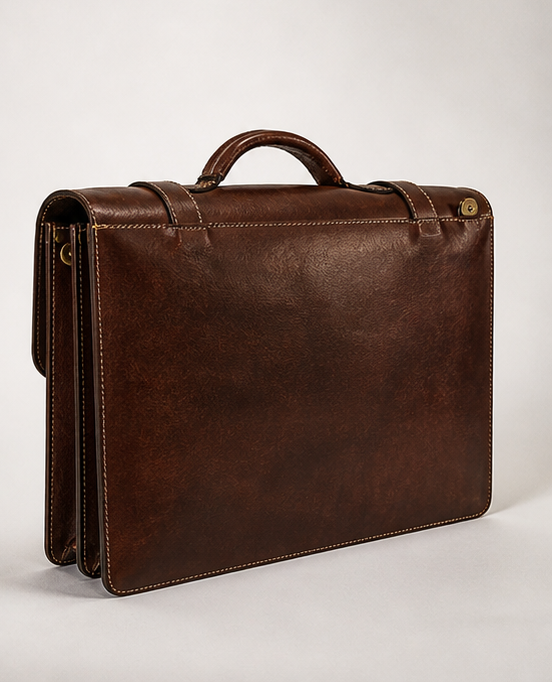 Souq Atelier Leather Product – Handmade Genuine Leather, Brown | Limited Handmade Edition