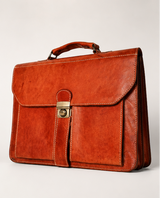 Souq Atelier Leather Product – Handmade Genuine Leather, Brown | Individually Crafted Artisan Piece