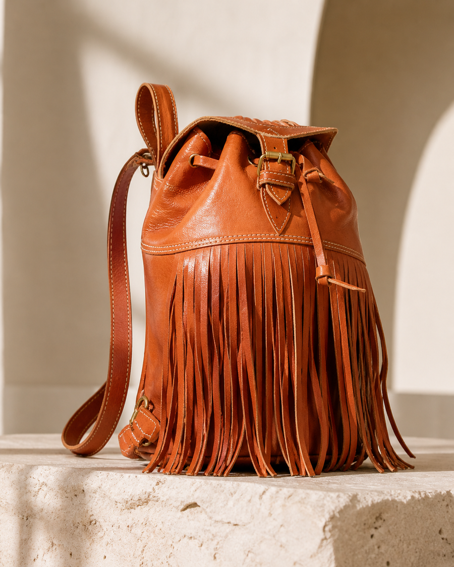 Souq Atelier Leather Backpack – Handmade Genuine Leather | Limited Handmade Edition