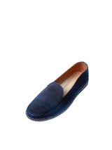 Red leather loafer