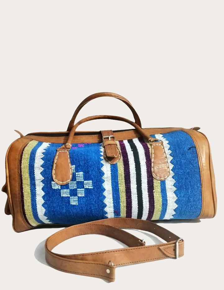 Women's Large Kilim Weekender Bag - Slow Chic Fashion
