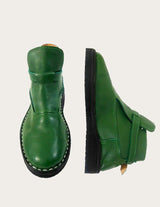 Emerald full-grain leather ankle boot