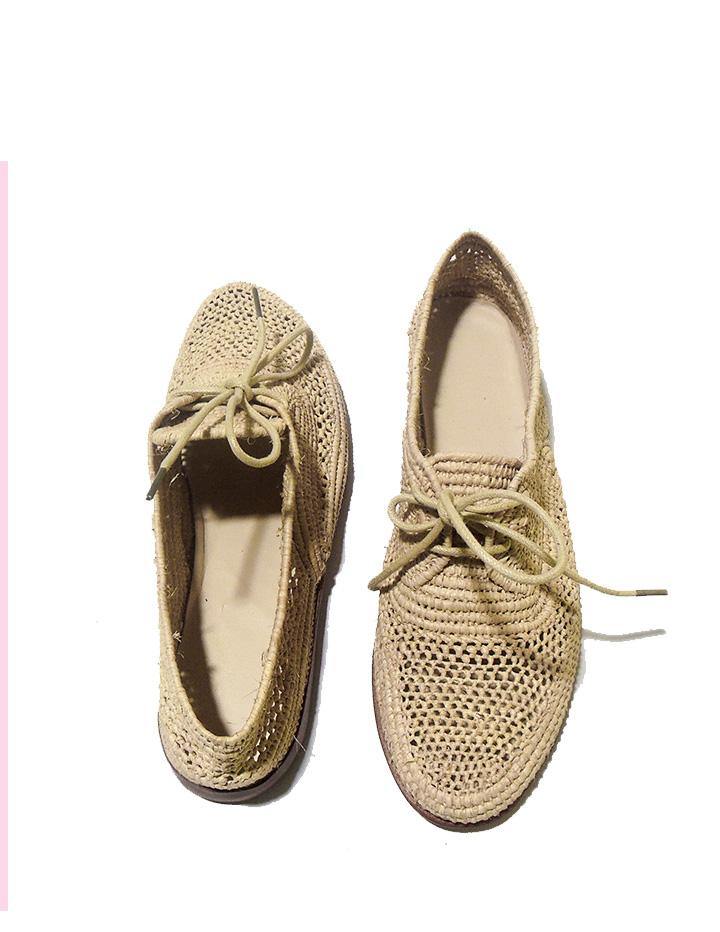 The Naturalist Handwoven Derby Shoe for Men - Vintage Kernel