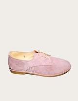 Timeless suede leather oxford shoe