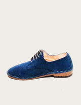 The suede leather oxford shoe