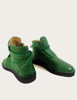Emerald full-grain leather ankle boot