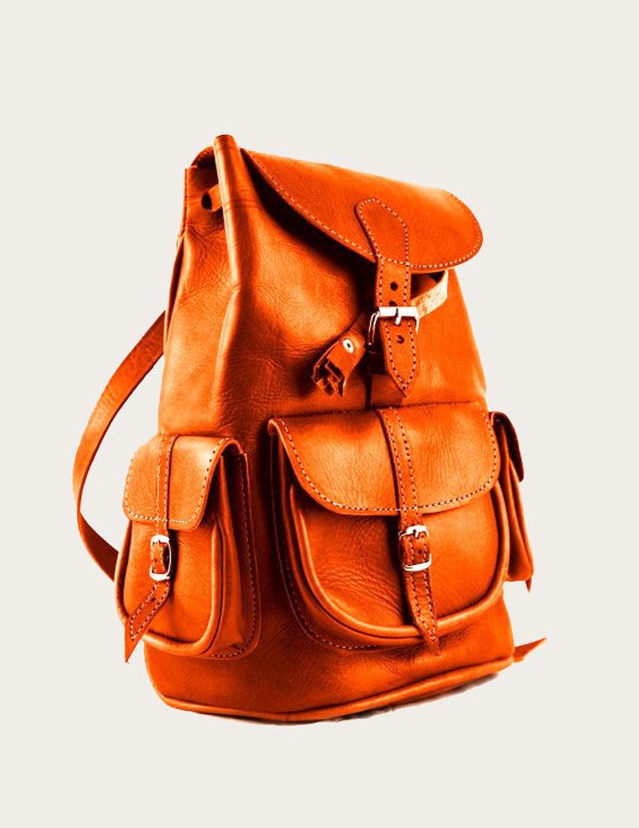 Elegant Handmade Leather Backpack, 4 Colours. - Slow Chic Fashion