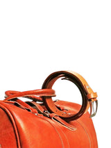 Genuine leather travel bag