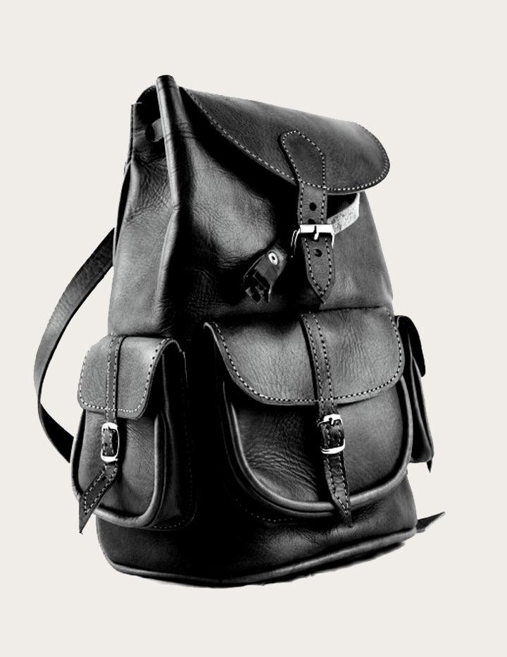 Elegant Handmade Leather Backpack, 4 Colours. - Slow Chic Fashion